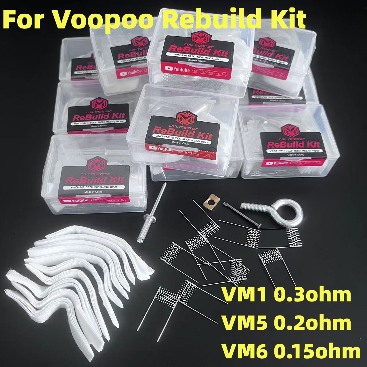 DIY Rebuild Kit For PNP Rebuil - Coil Building Kit reseña y precio