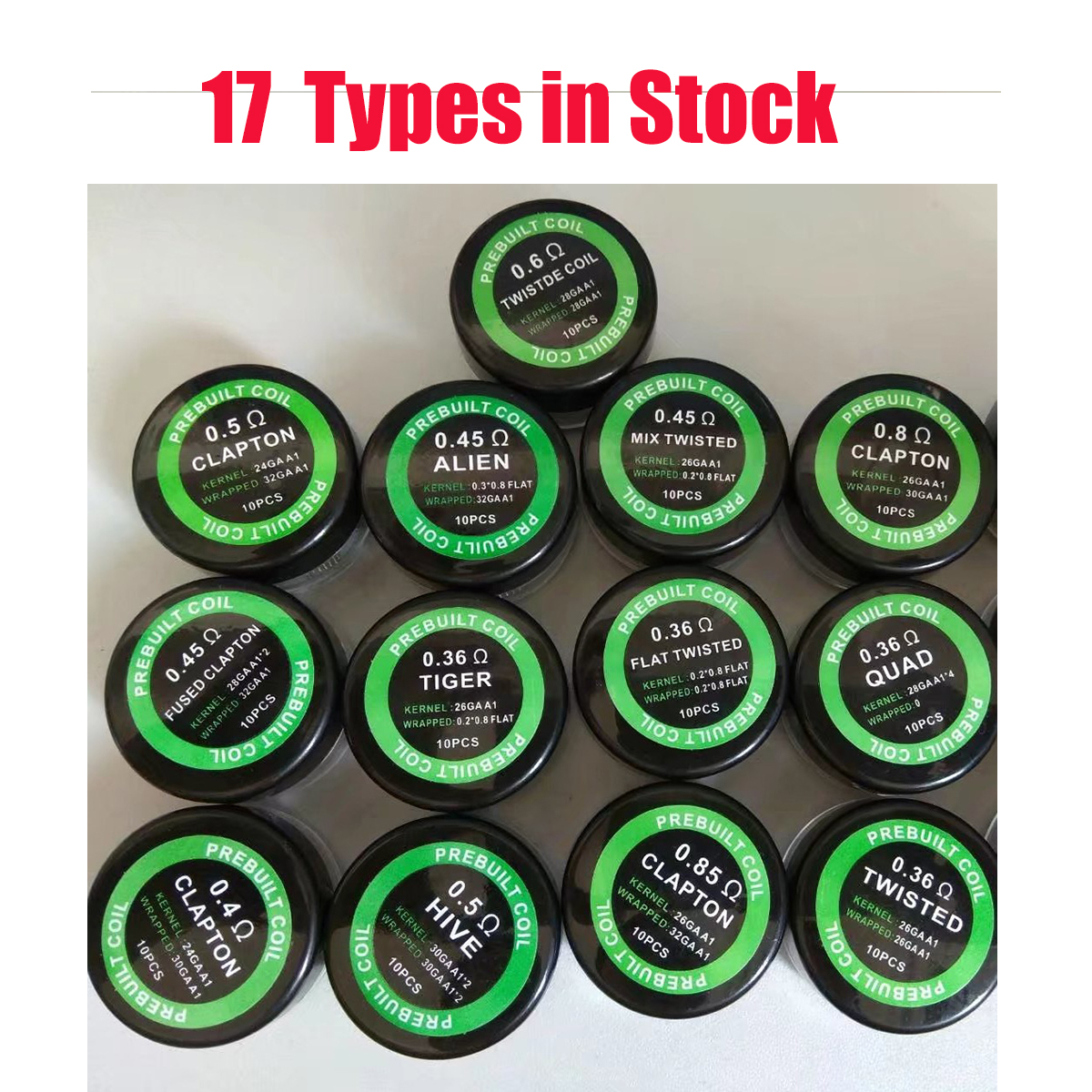 10Pcs/Box Fuse A1 Heating Wire - Clapton Wire Pre Built reseña y precio