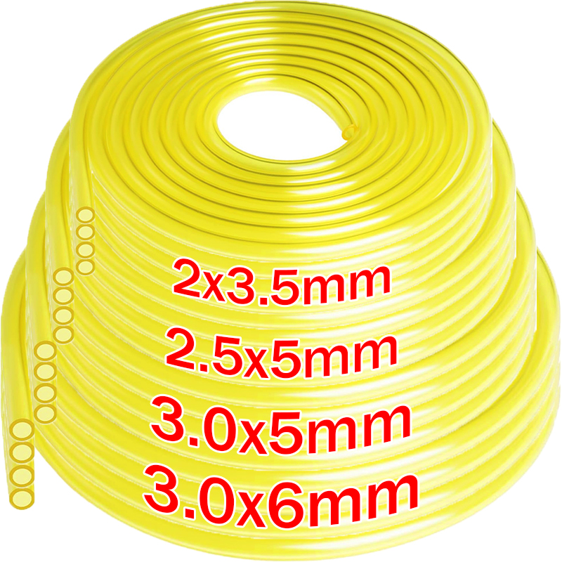 Yellow Fuel Line Hose Set 2x3. - Weed Vaping Accessories reseña y precio