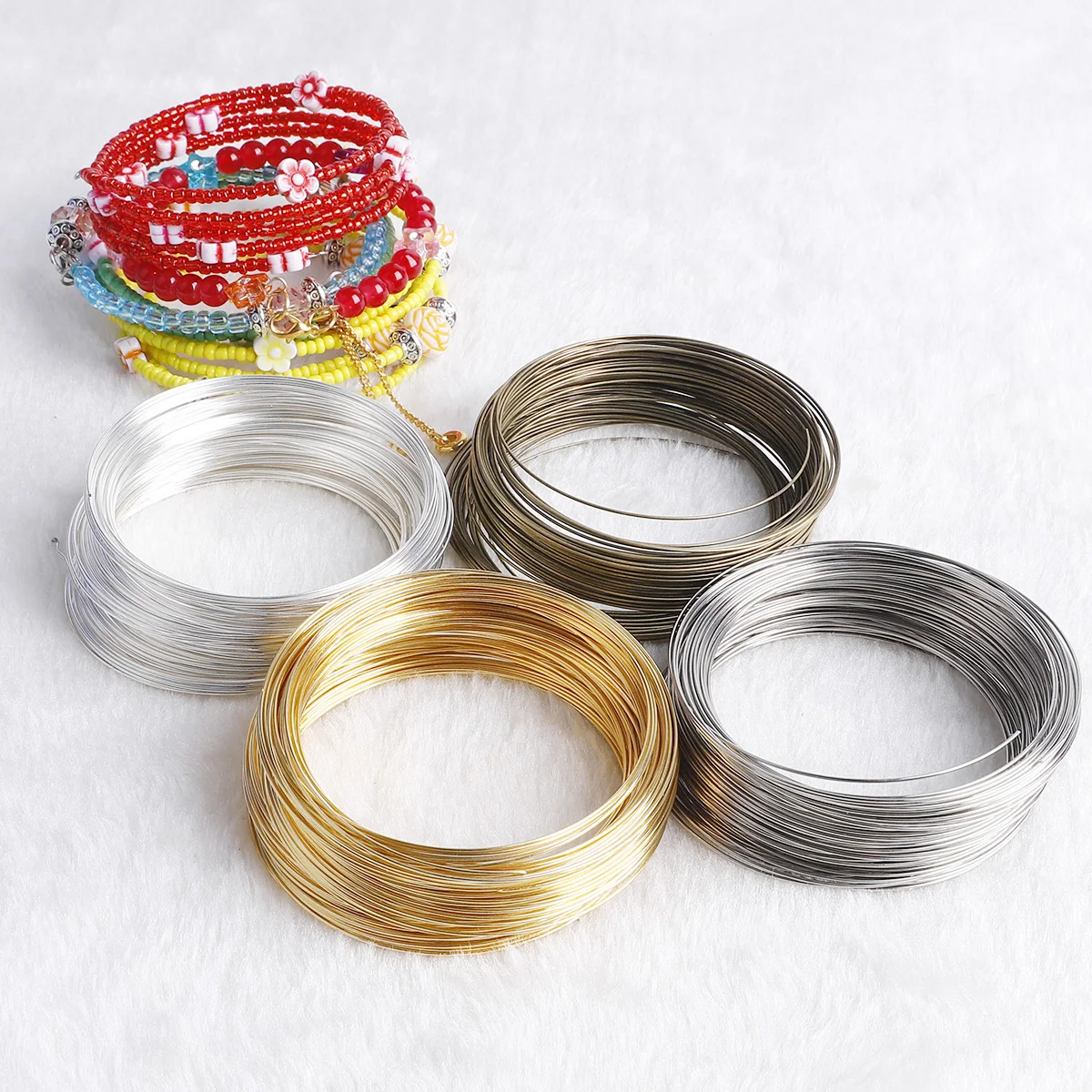 100Loops 0.6mm Memory Wire Bra - Coil Building Kit reseña y precio