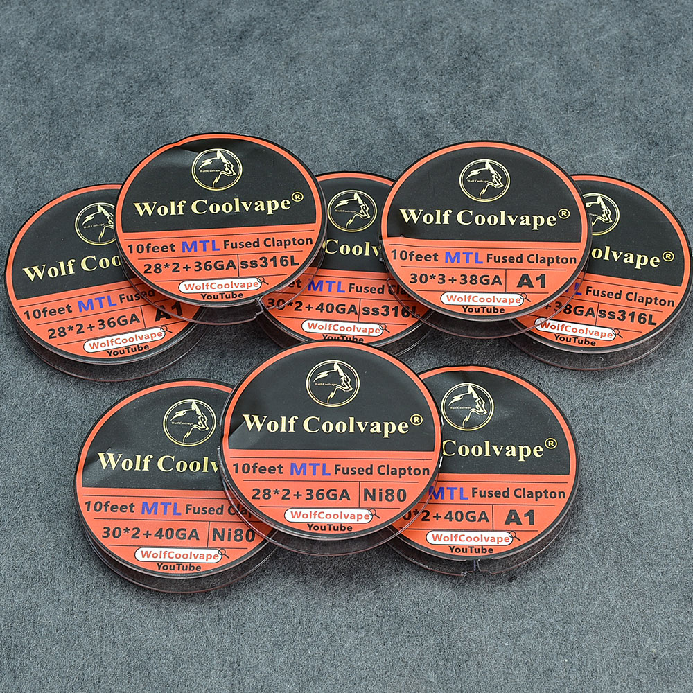 10Feet NI80/A1/SS316L MTL Fuse - Clapton Wire Pre Built reseña y precio
