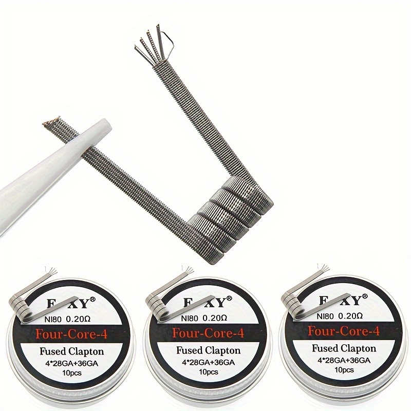10pcs/box, Nichrome Fused Clap - Coil Building Kit reseña y precio