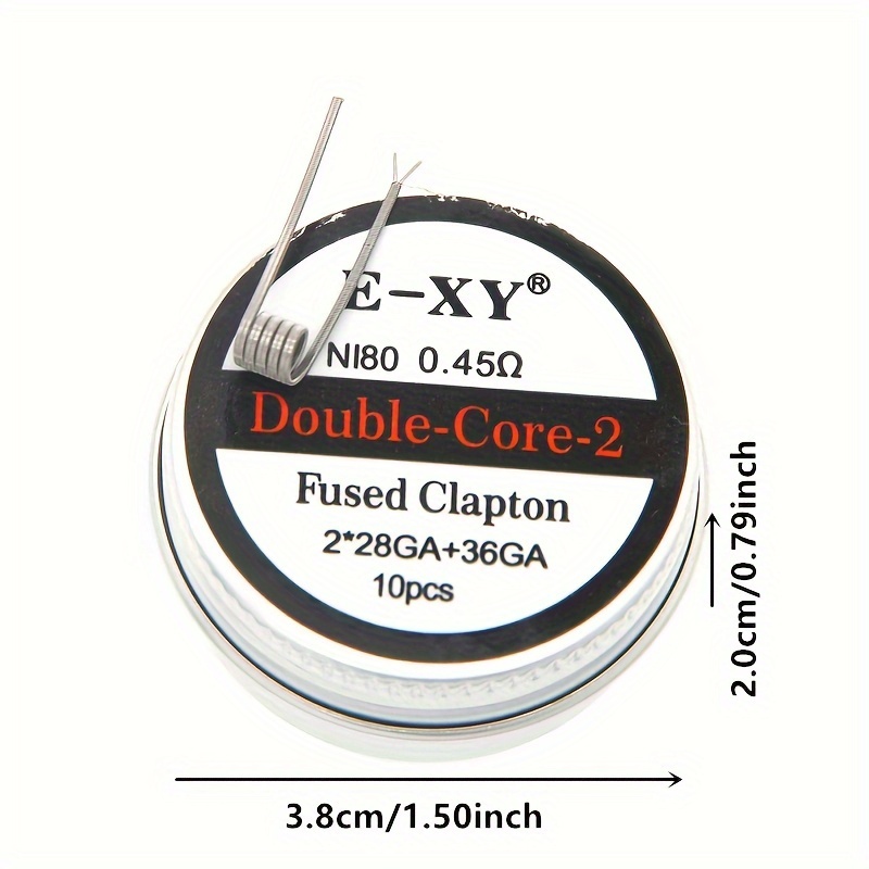 10pcs/box, Nichrome Fused Clap - Coil Building Kit reseña y precio