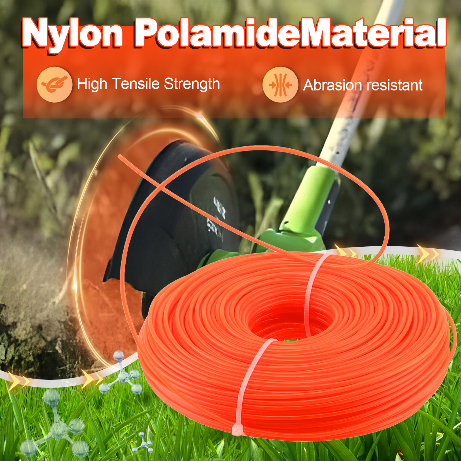 1.6mm～3mm*15M Round Nylon Trim - Dry Herb Vaping Accessories reseña y precio