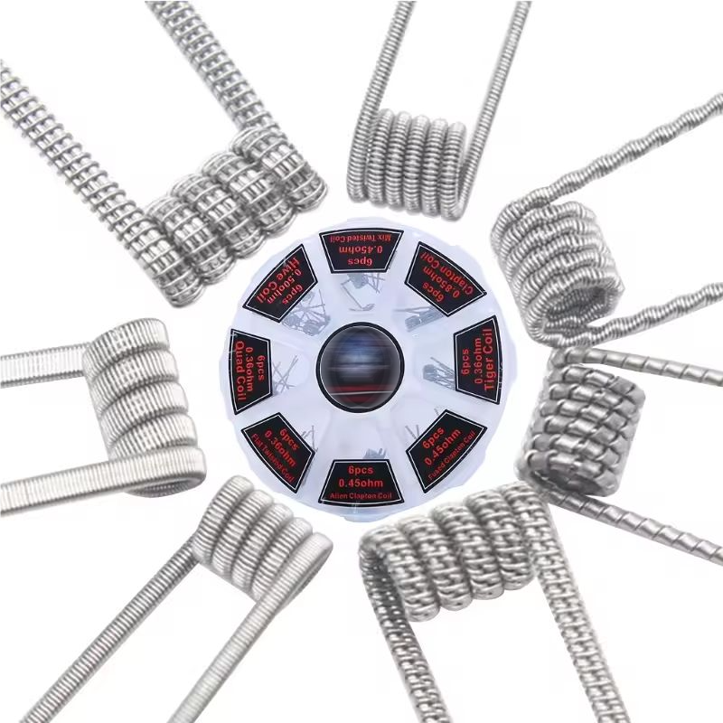 48Pcs/Set Pre Built Coils RTA  - Clapton Wire Pre Built reseña y precio