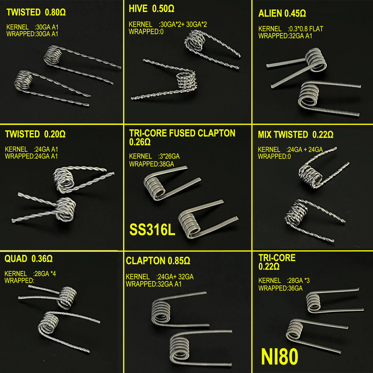 Spring Resistance ID 3.0mm 0.2 - Clapton Wire Pre Built reseña y precio