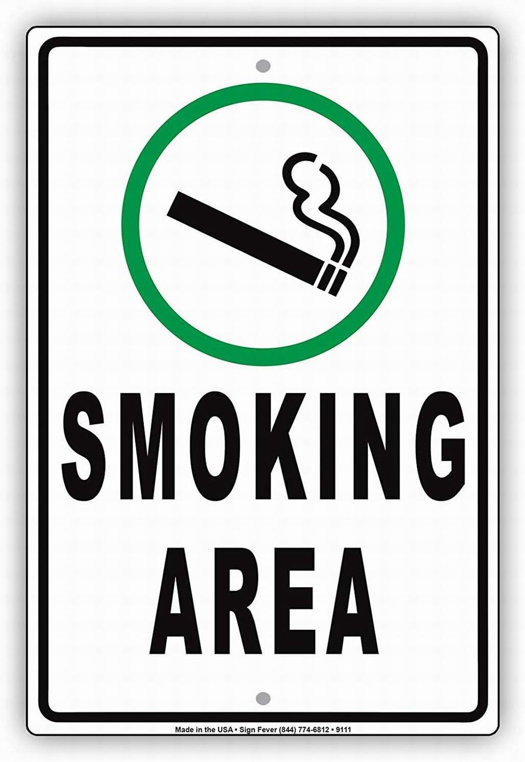 Safety Sign 12x16 Smoking Vapi - Vaping Store reseña y precio
