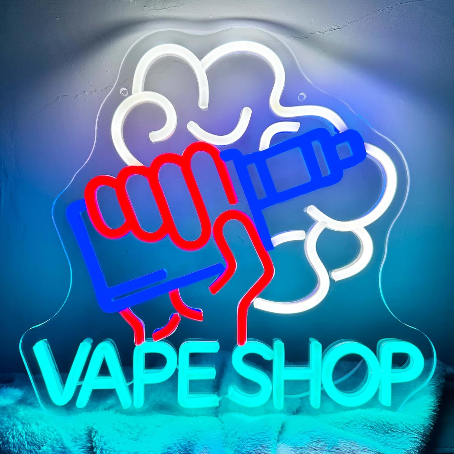 Vape Shop Neon Sign LED Neon L - Vaping Store reseña y precio
