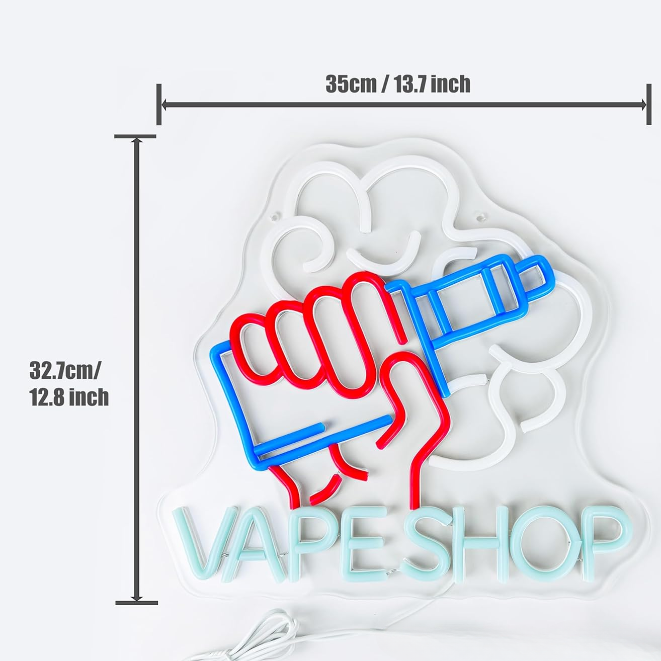 Vape Shop Neon Sign LED Neon L - Vaping Store reseña y precio