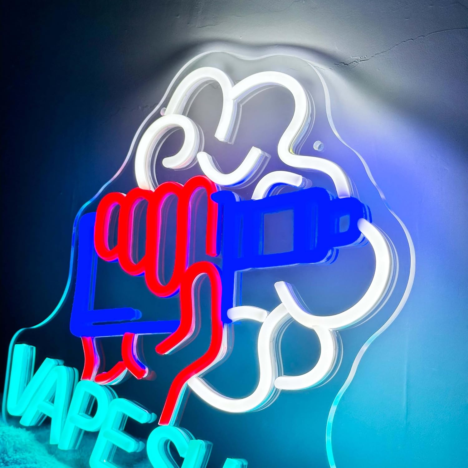 Vape Shop Neon Sign LED Neon L - Vaping Store reseña y precio