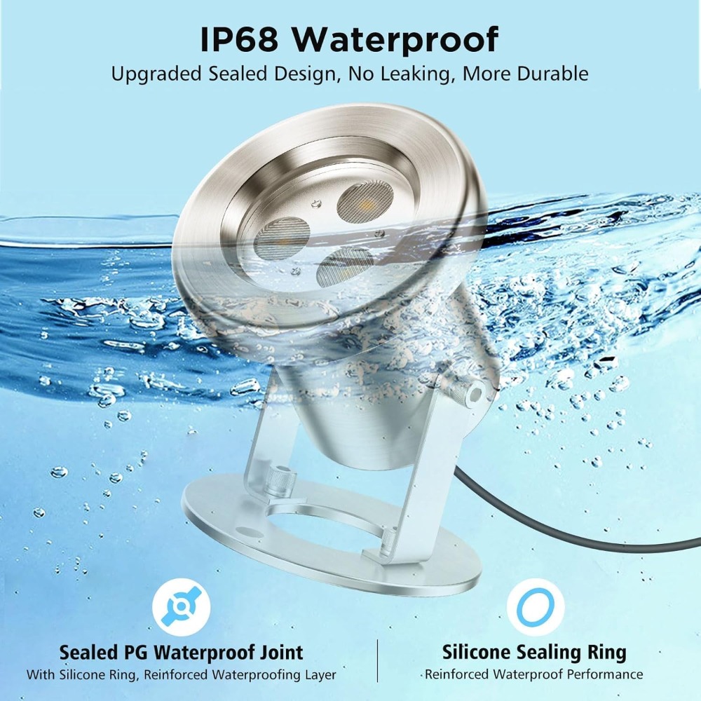 6W SS316 Stainless Steel RGB U - Stainless Wire Ss316 reseña y precio