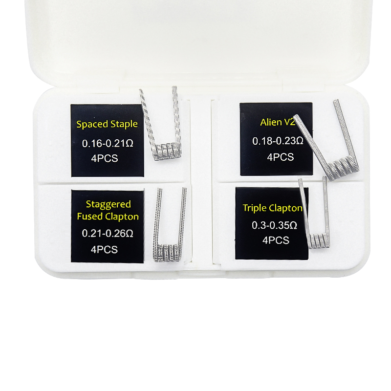 16pcs NI80 Fused Clapton Prebu - Clapton Wire Pre Built reseña y precio